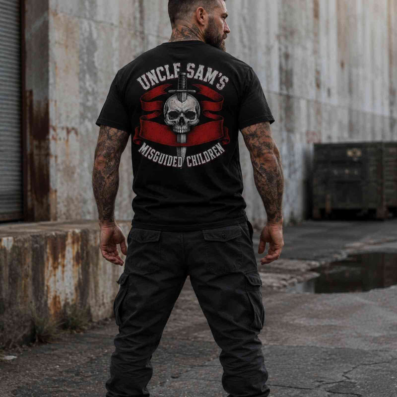 Uncle Sam’s Misguided Children Skull & Dagger T-Shirt