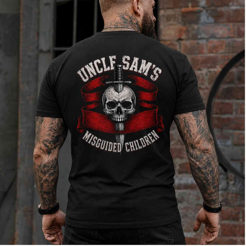 Uncle Sam’s Misguided Children Skull & Dagger T-Shirt