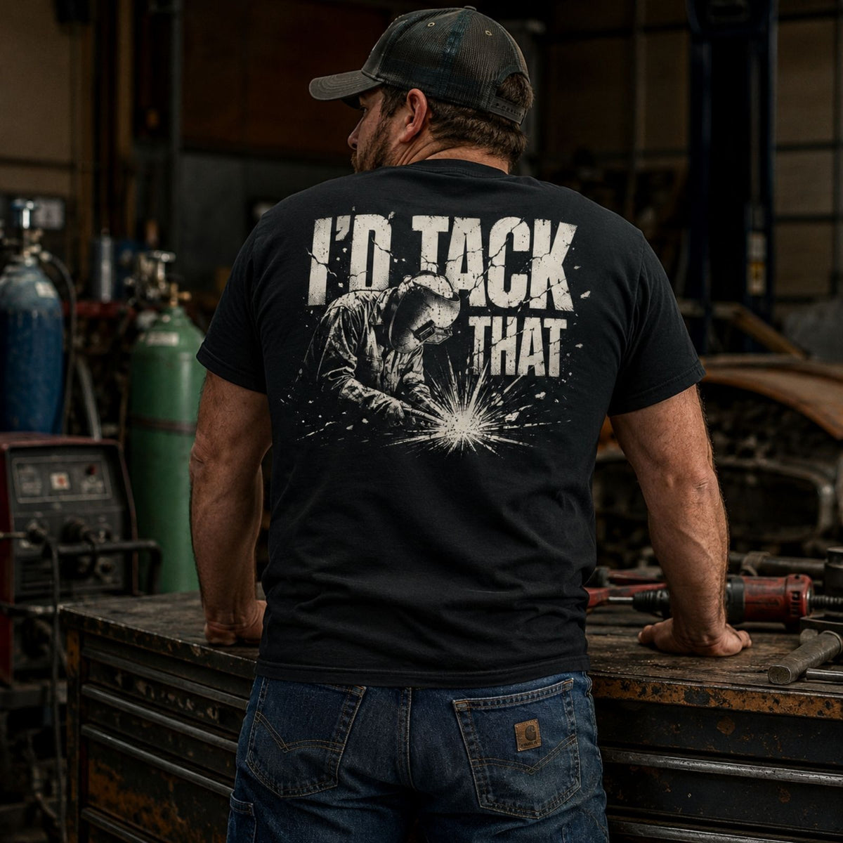 I’d Tack That – Welder Heavy Cotton Tee