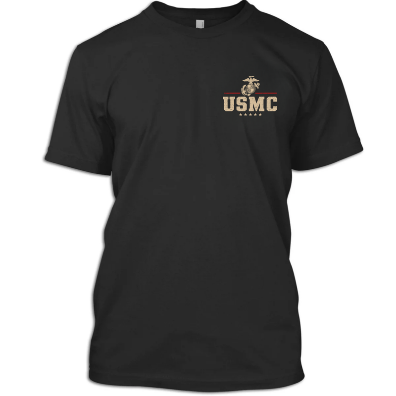 Once a Marine, Always a Marine – Marine Veteran Graphic T-Shirt