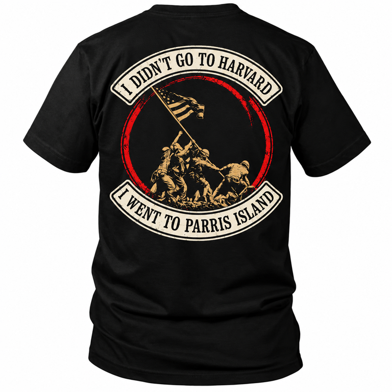 I Went to Parris Island — Personalized Marine Veteran T-Shirt