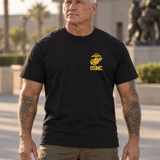 The Devil Says “Shit, He’s Awake” USMC Veteran T-Shirt – Semper Fidelis Marine Pride Tee