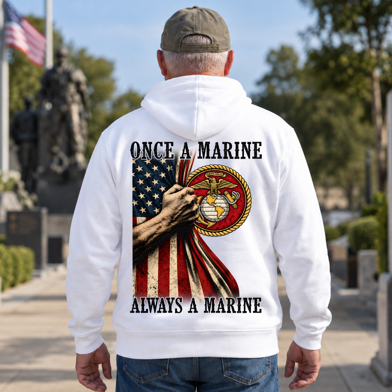 Once a Marine, Always a Marine USMC Hoodie