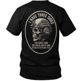 I Have Three Sides Skull T Shirt
