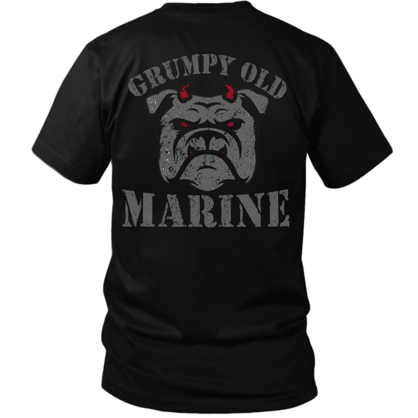 Grumpy Old Marine Bulldog Shirt – Funny USMC Veteran Tee