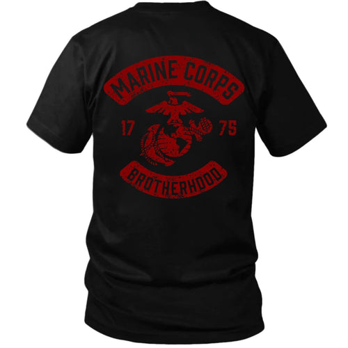 Marine Corps Brotherhood 1775 Distressed Red EGA T-Shirt