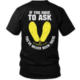 'If You Have to Ask' Graphic Black T-shirt