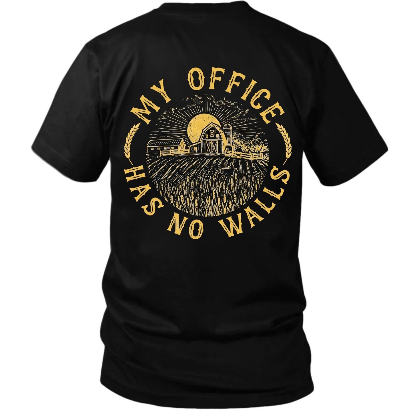 My Office Has No Walls Farmer T-Shirt