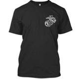 USMC 'When Others Run Away, We Run Toward' T-Shirt