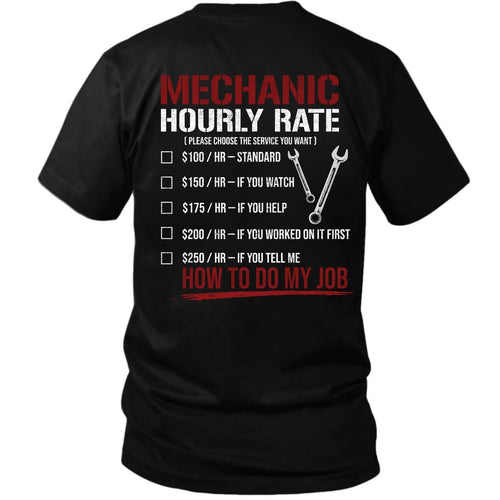 Mechanic Hourly Rate T-Shirt