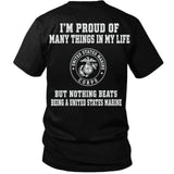 Nothing Beats Being a United States Marine T Shirt