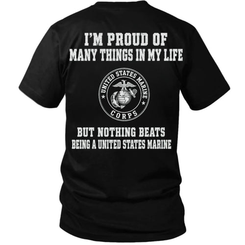 Nothing Beats Being a United States Marine T Shirt