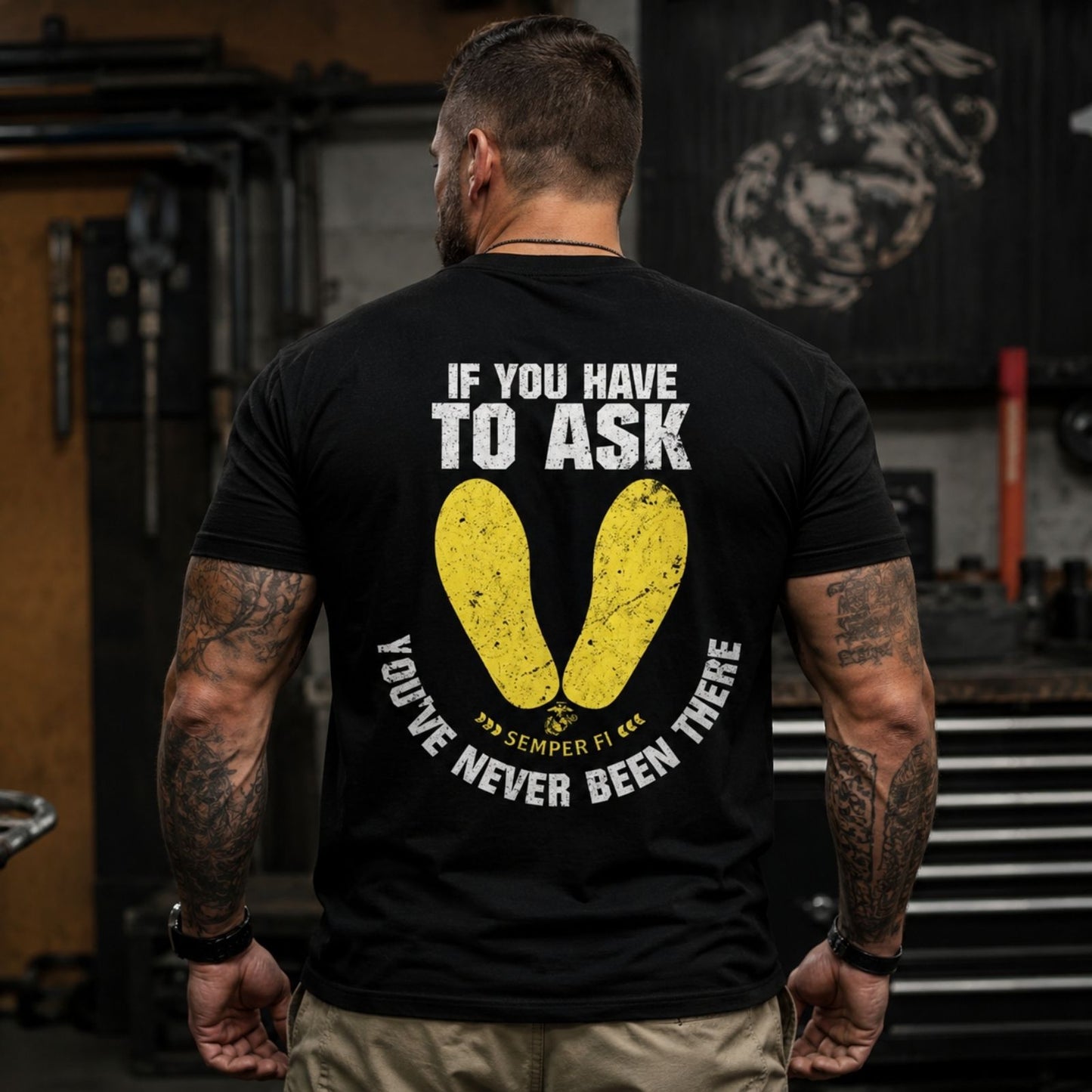 'If You Have to Ask' Graphic Black T-shirt