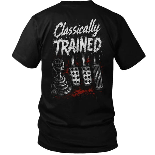 Classically Trained T-Shirt – Manual Transmission Gearhead Tee