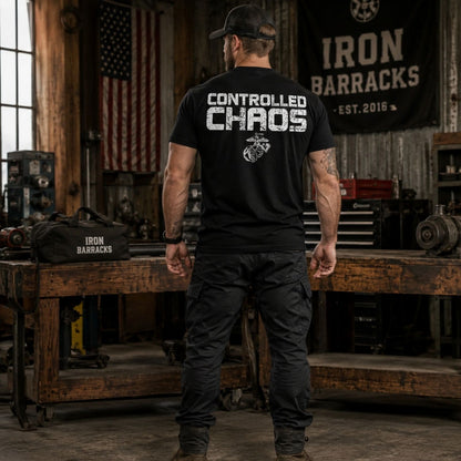 Controlled Chaos Performance T-shirt