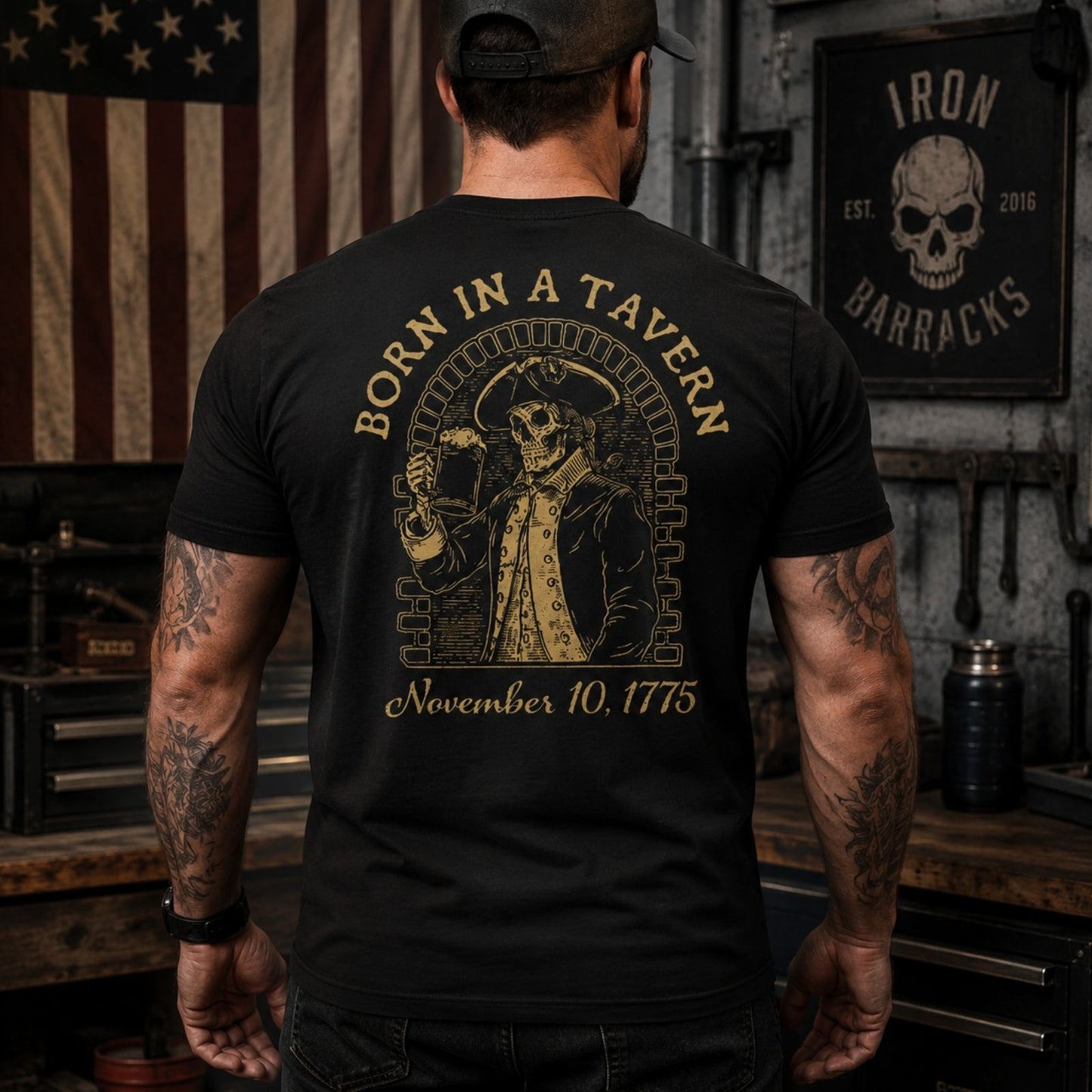 Born in a Tavern  T-Shirt