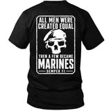 A Few Became Marines – Semper Fi Skull Veteran T-Shirt