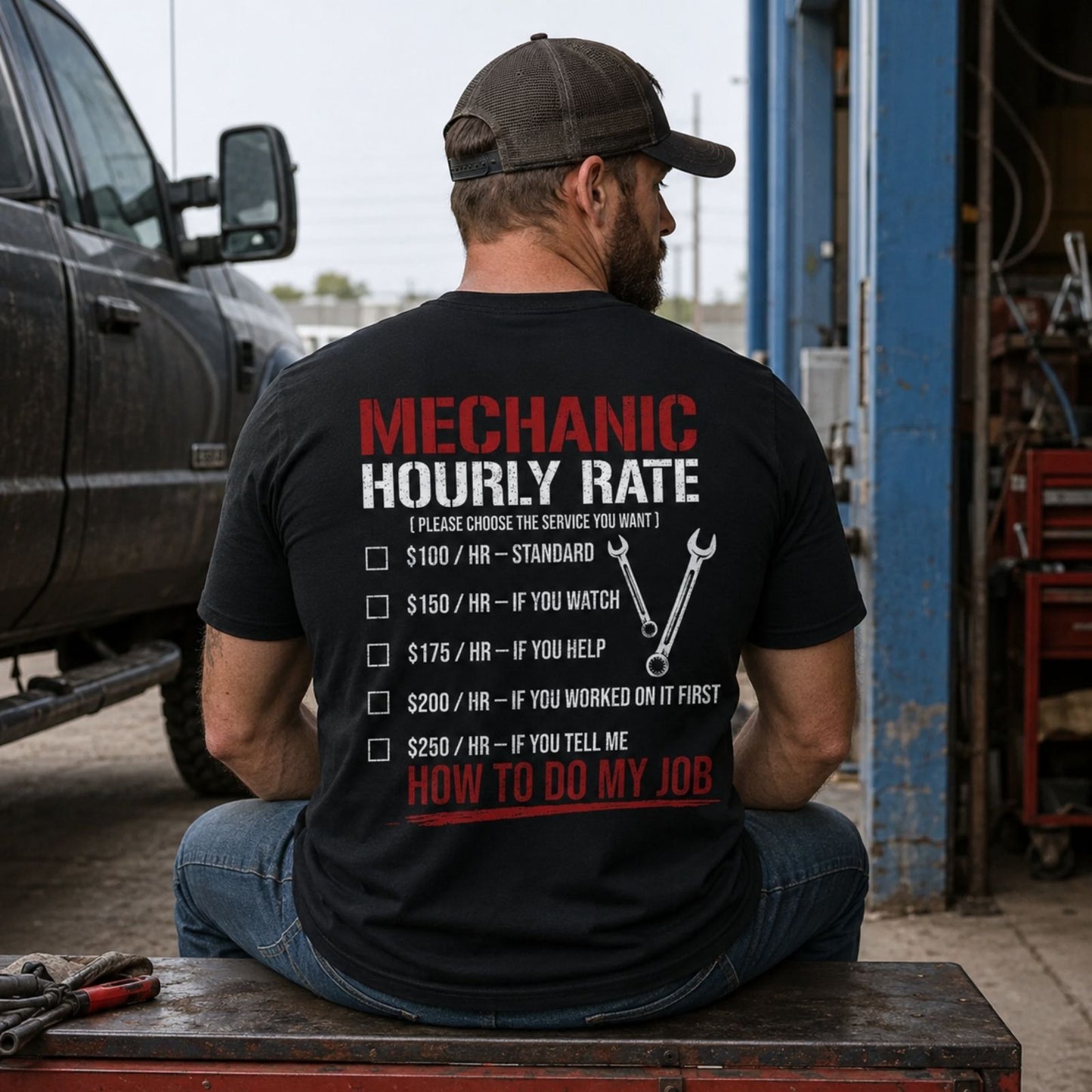 Mechanic Hourly Rate T-Shirt