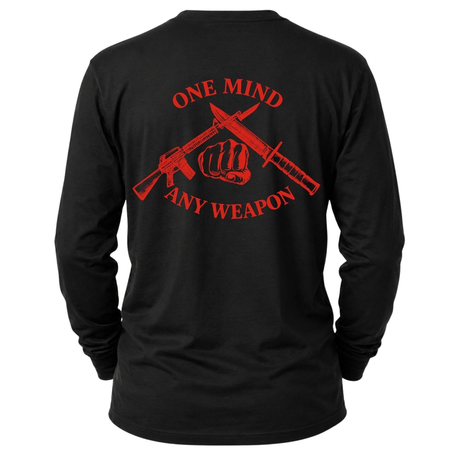One Mind Any Weapon USMC Long Sleeve Shirt