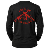 One Mind Any Weapon USMC Long Sleeve Shirt