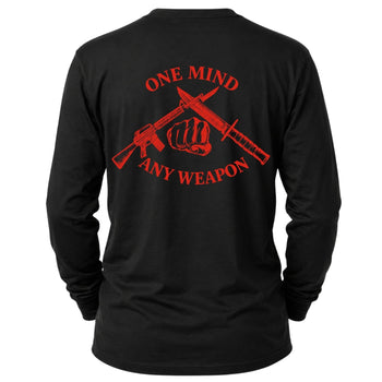 One Mind Any Weapon USMC Long Sleeve Shirt