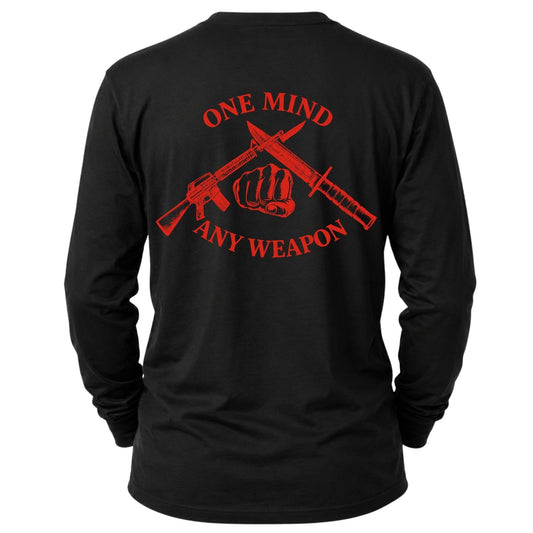 One Mind Any Weapon USMC Long Sleeve Shirt