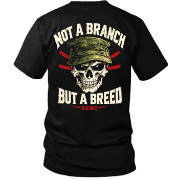 Not a Branch, But a Breed — USMC Skull T-Shirt