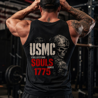 USMC Collecting Souls Since 1775 Tank Top