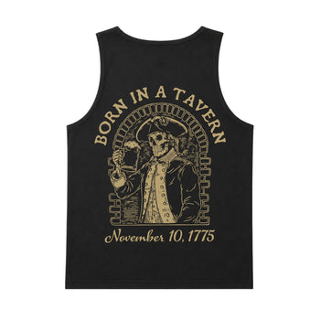 Born in a Tavern Marine Corps Tank Top
