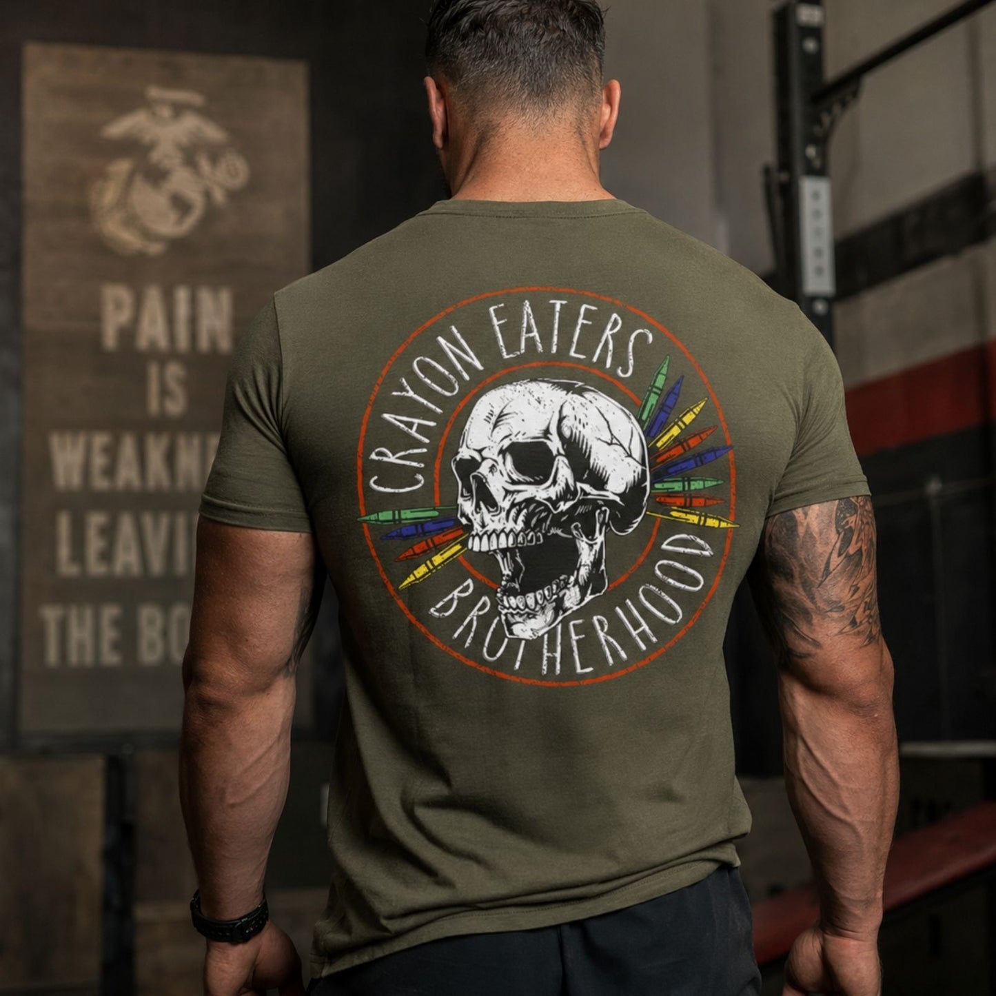 USMC Crayon Eaters Brotherhood T-Shirt