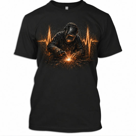 MenS Welder Graphic T-Shirt