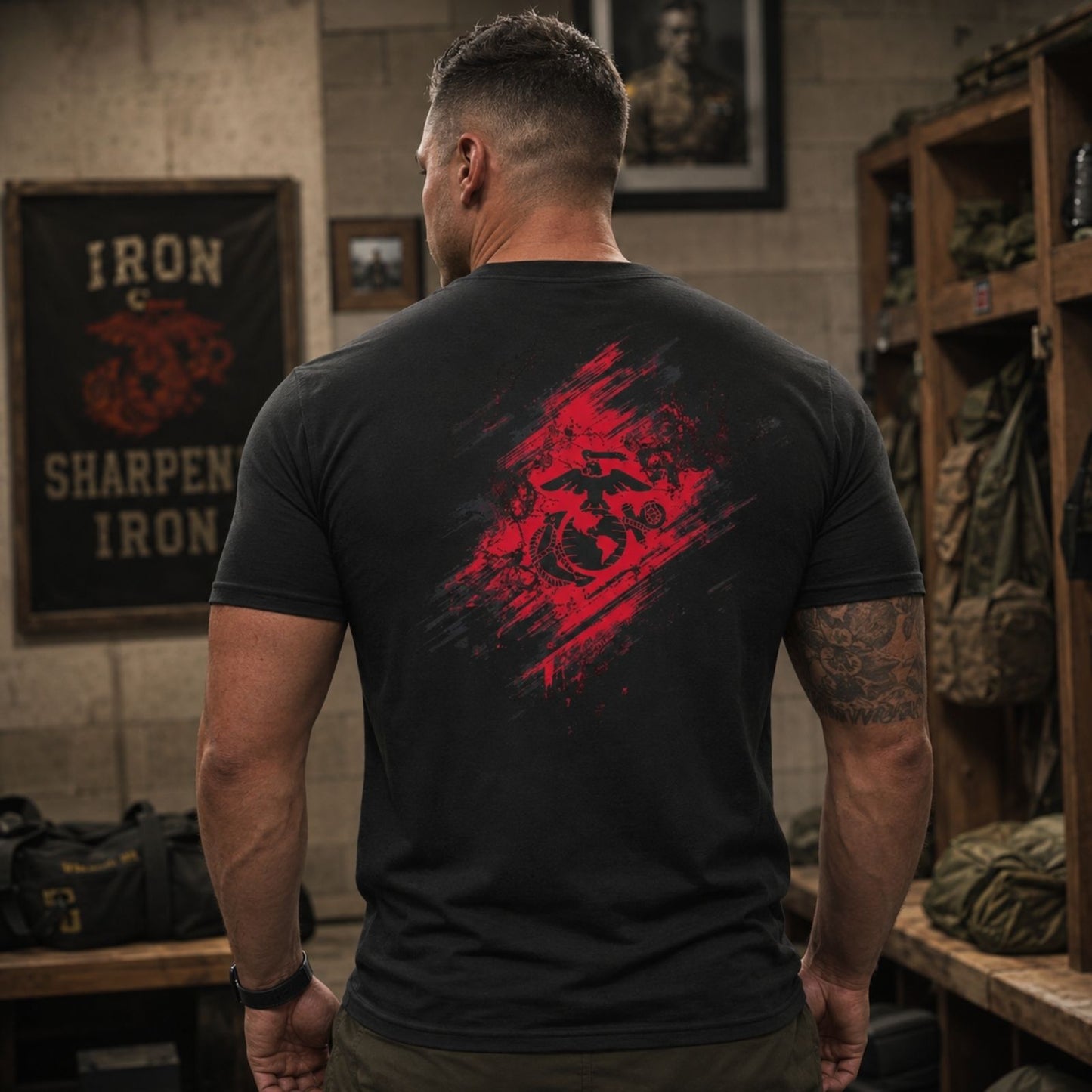 USMC Bound in Blood T-Shirt