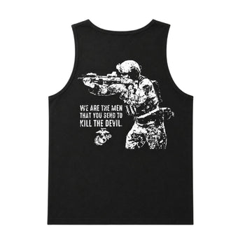 We Are The Men Tank Top – Kill The Devil Marine Back Print