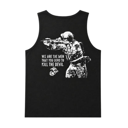 We Are The Men Tank Top – Kill The Devil Marine Back Print
