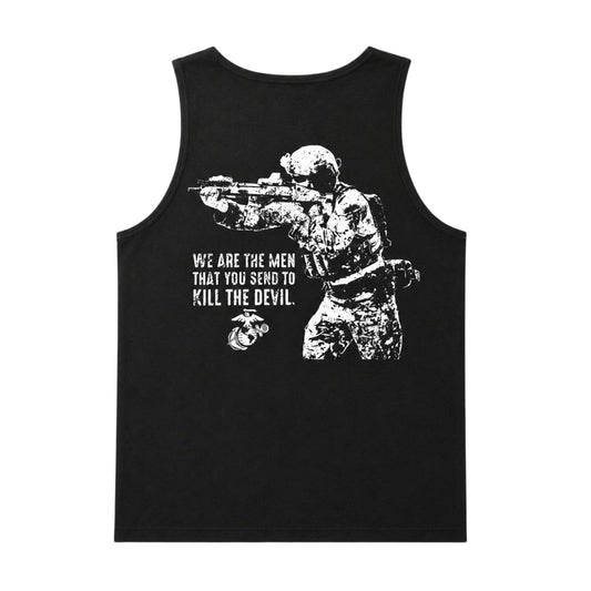 We Are The Men Tank Top – Kill The Devil Marine Back Print