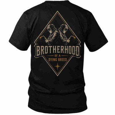 Brotherhood of a Dying Breed – Welder Back Print T-Shirt