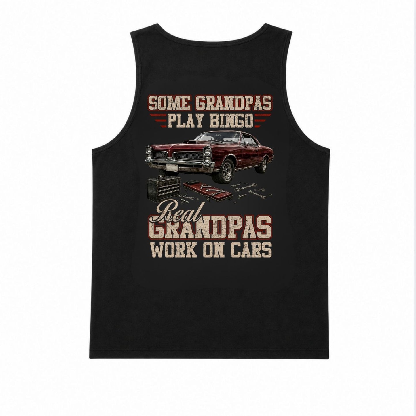 Real Grandpas Work On Cars Tank Top