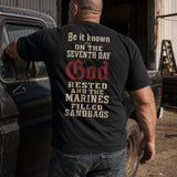 God Rested, Marines Filled Sandbags T-Shirt