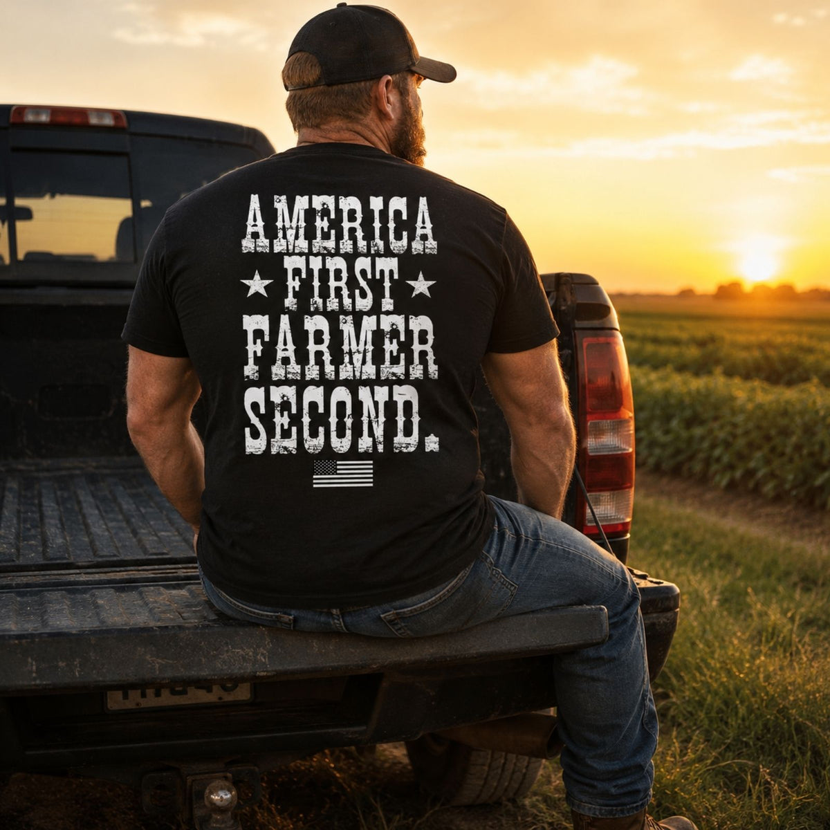 America First Farmer Second T-Shirt