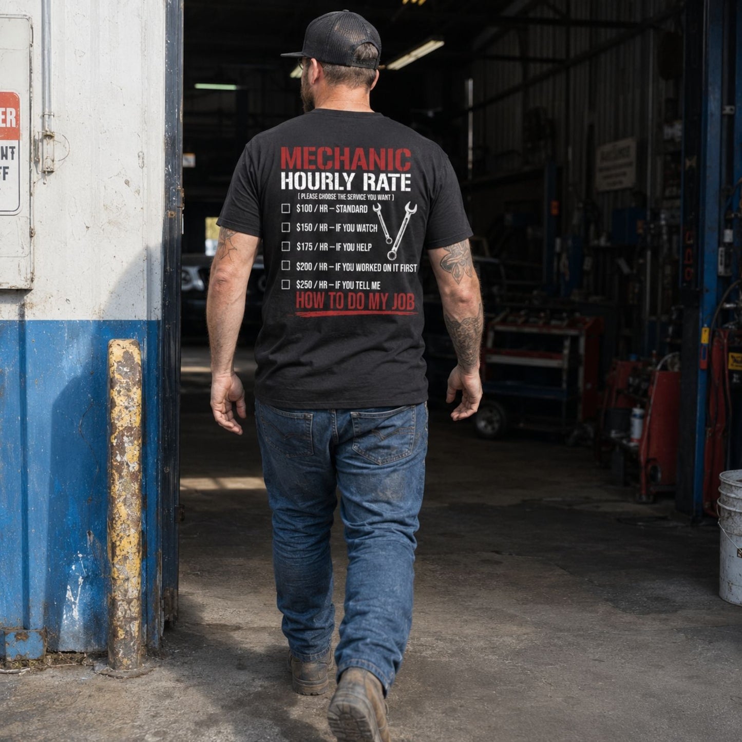 Mechanic Hourly Rate T-Shirt