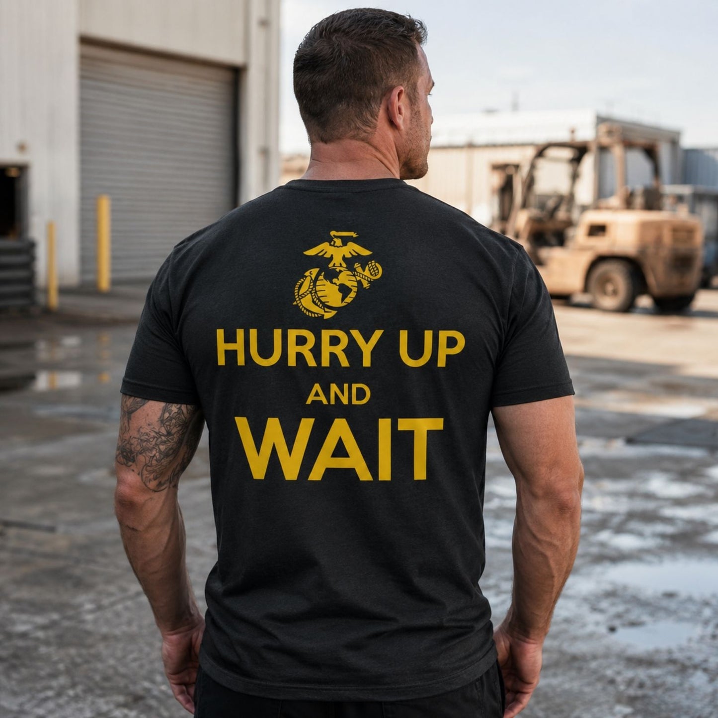 Hurry Up And Wait T-Shirt