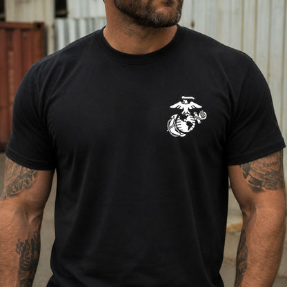 U.S. Marines T-shirt with Pain Is Weakness Leaving the Body