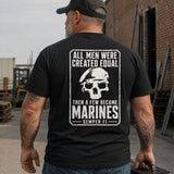 A Few Became Marines – Semper Fi Skull Veteran T-Shirt
