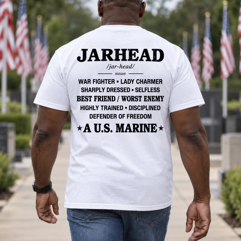 Jarhead Definition Shirt – U.S. Marine Veteran T-Shirt | Best Friend, Worst Enemy