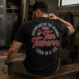 Tun Tavern Born In A Bar Marine Shirt