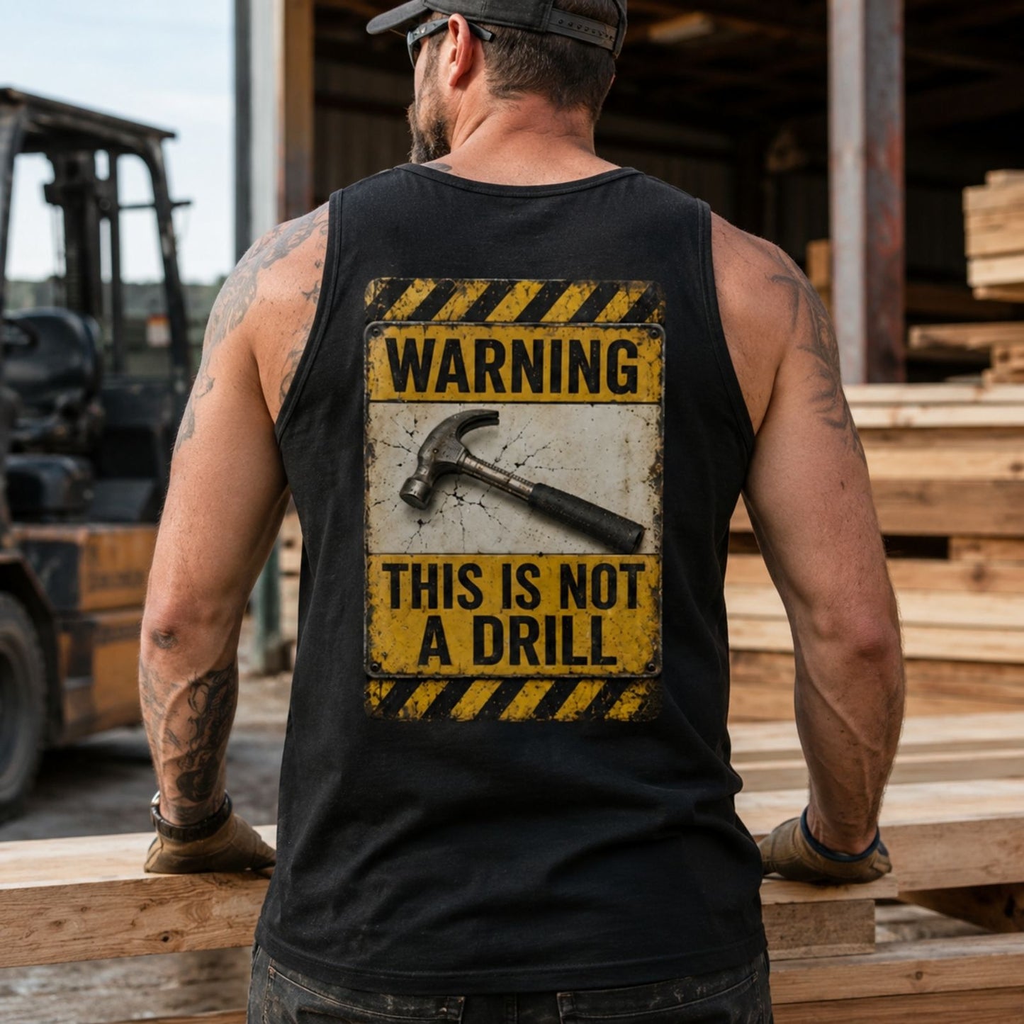 Warning This Is Not A Drill Tank Top