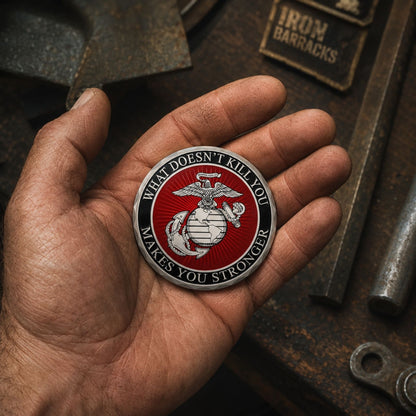 USMC What Doesn't Kill You Challenge Coin