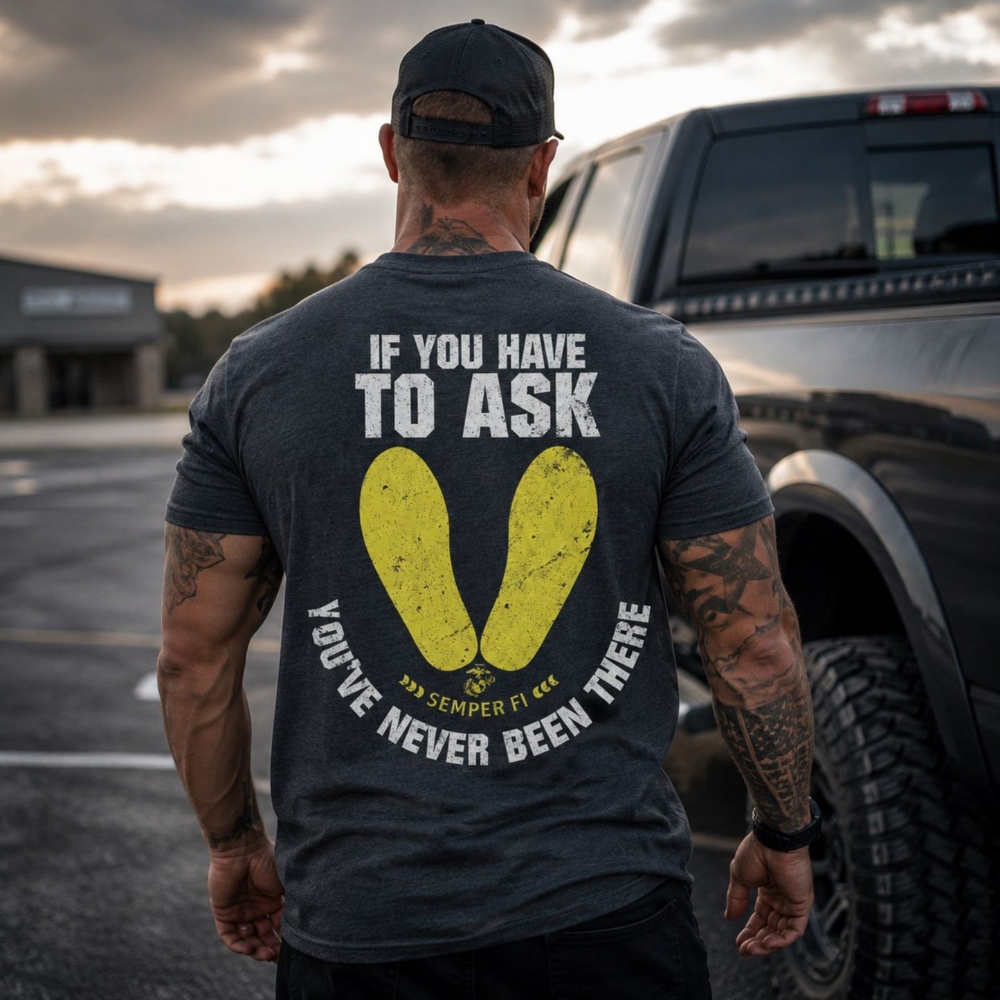 'If You Have to Ask' Graphic Black T-shirt