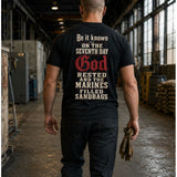God Rested, Marines Filled Sandbags T-Shirt