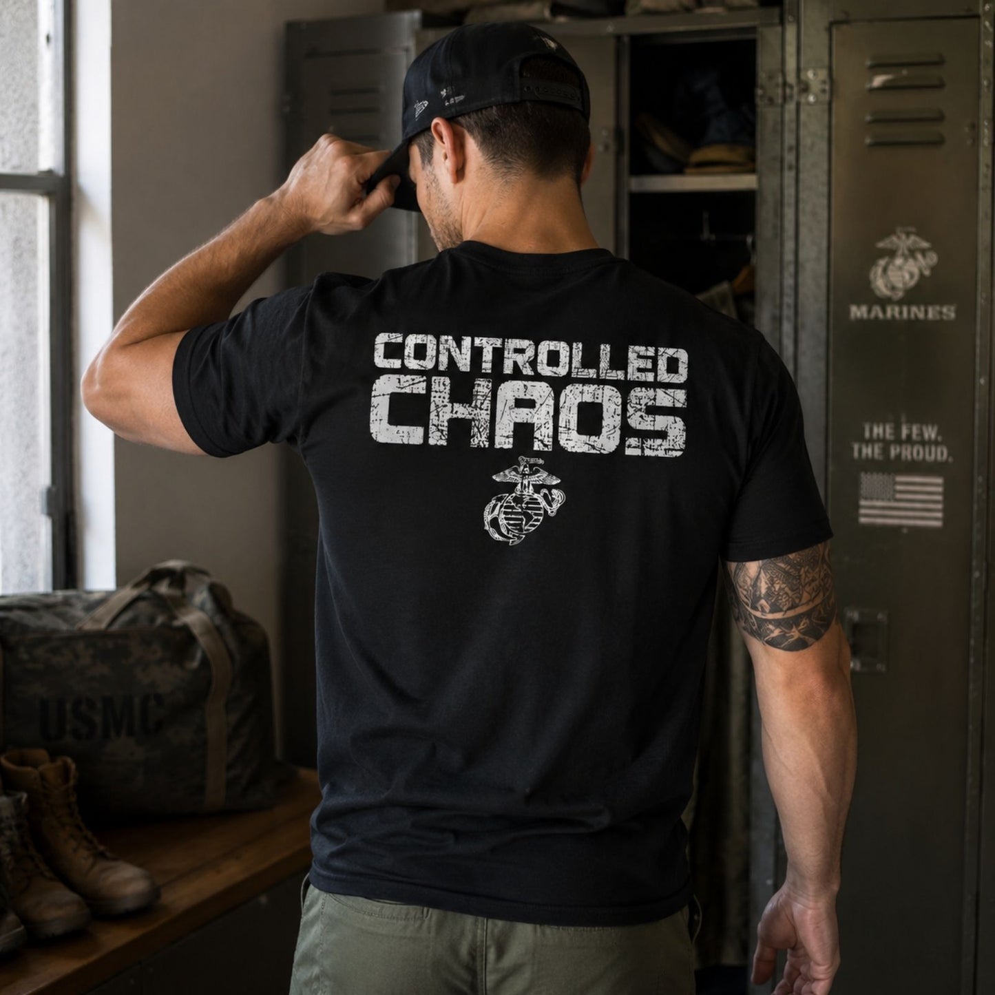 Controlled Chaos Performance T-shirt